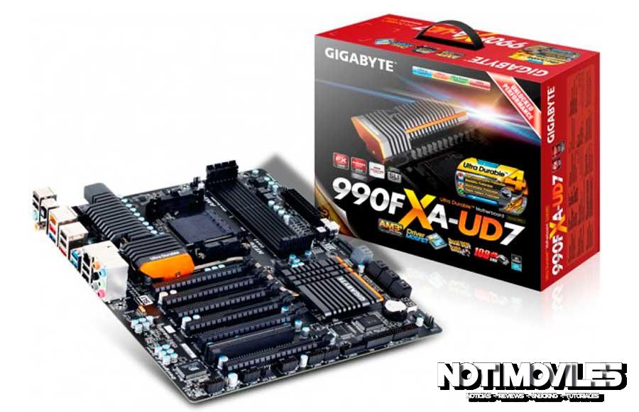 Gigabyte presenta la 990FXA-UD7 Rev 3.0
