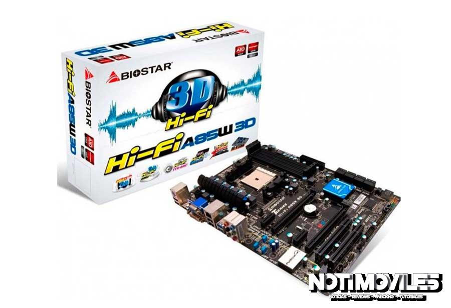 Biostar presenta su nueva placa Hi-Fi A85W 3D para FM2