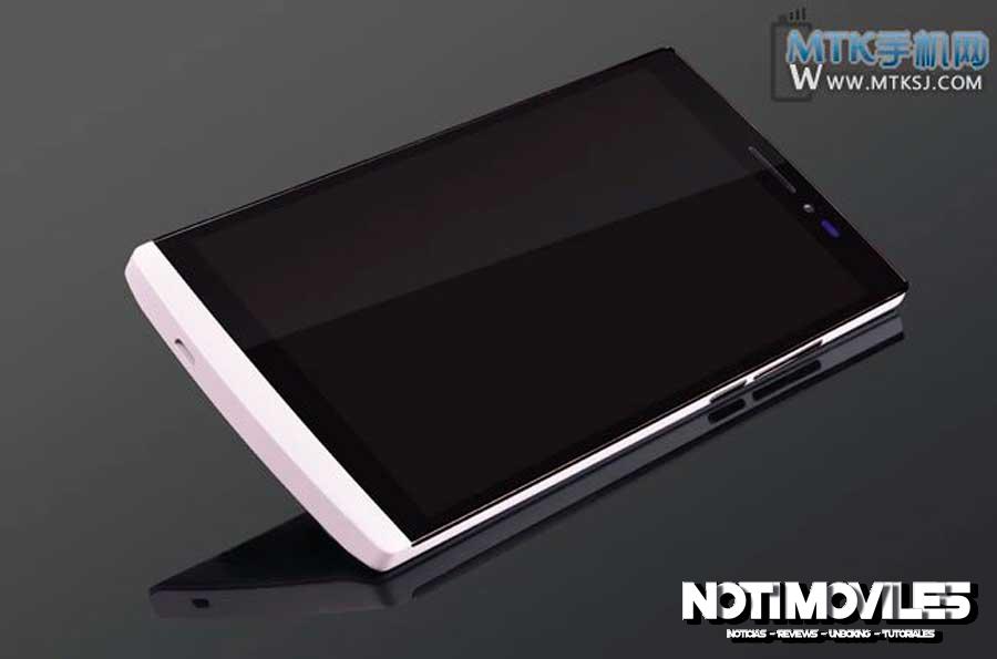 El G Five Kivu con chipset Mediatek MT6592 físicamente parecido al Oppo Find 5