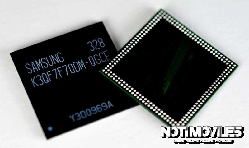 Samsung y la produccion en masa de LPDDR3 3GB RAM