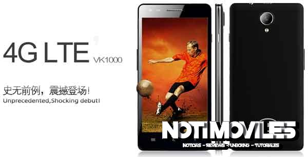 VK1000 smartphone LTE asequible llegara a Europa