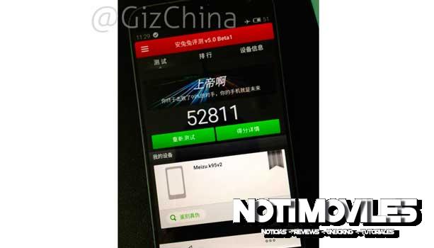 Meizu MX4, Puntuación de 52,811 Antutu una bestia!