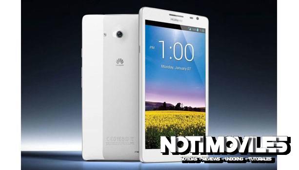 Huawei Ascend Mate 7 bateria 4100 mAh en 7.9mm