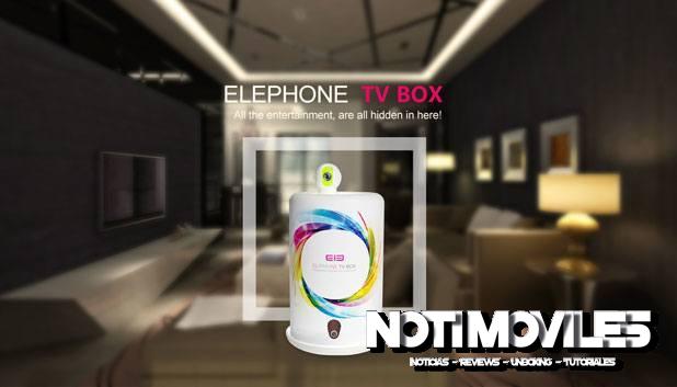 Elephone TV Box. TV Box Android Con Función de Cámara de Seguridad