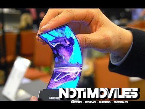 Pantalla con Tecnología Super AMOLED Multi-Plegable se Muestra en tableta táctil