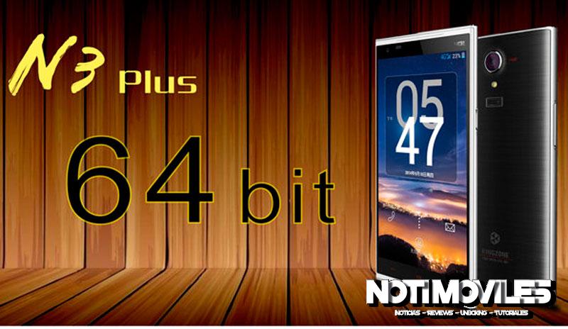 El Kingzone N3 Plus tiene Procesador 64 Bits, Escáner de Huellas El Kingzone N3 Plus tiene Procesador 64 Bits