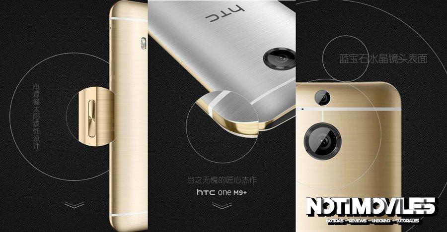 HTC One M9+ con Escáner de Huellas y Pantalla 5,2 Pulgadas 2K