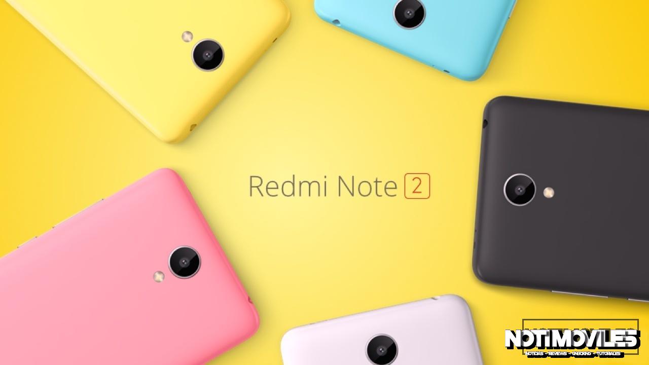 El Xiaomi Redmi Note 2 con Procesador MT6795 y Cámara 13 Mp 0.1s PDAF