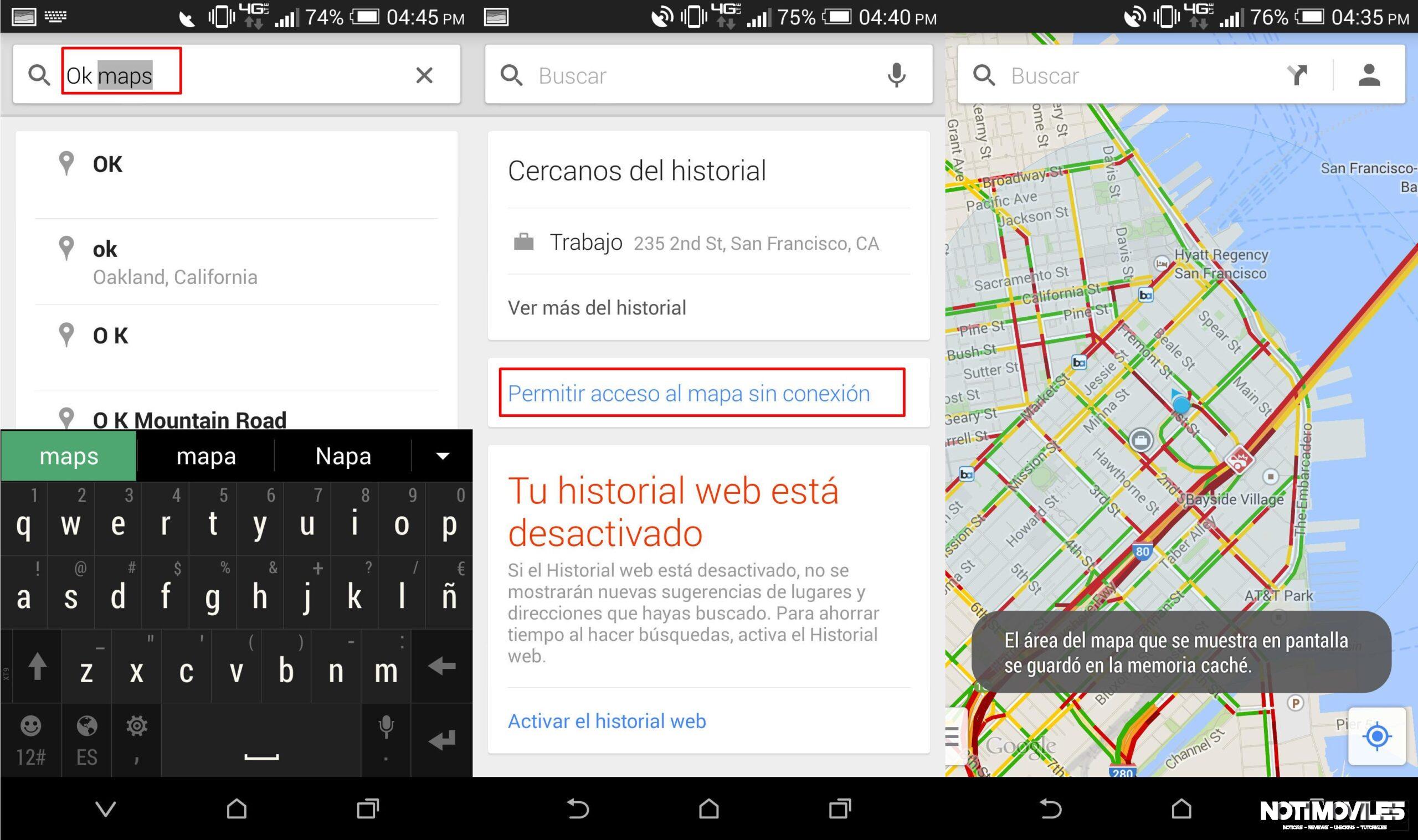 Google Maps sin Conexión a Internet Ahora Disponible para Android Google Maps sin Conexión a Internet Ahora