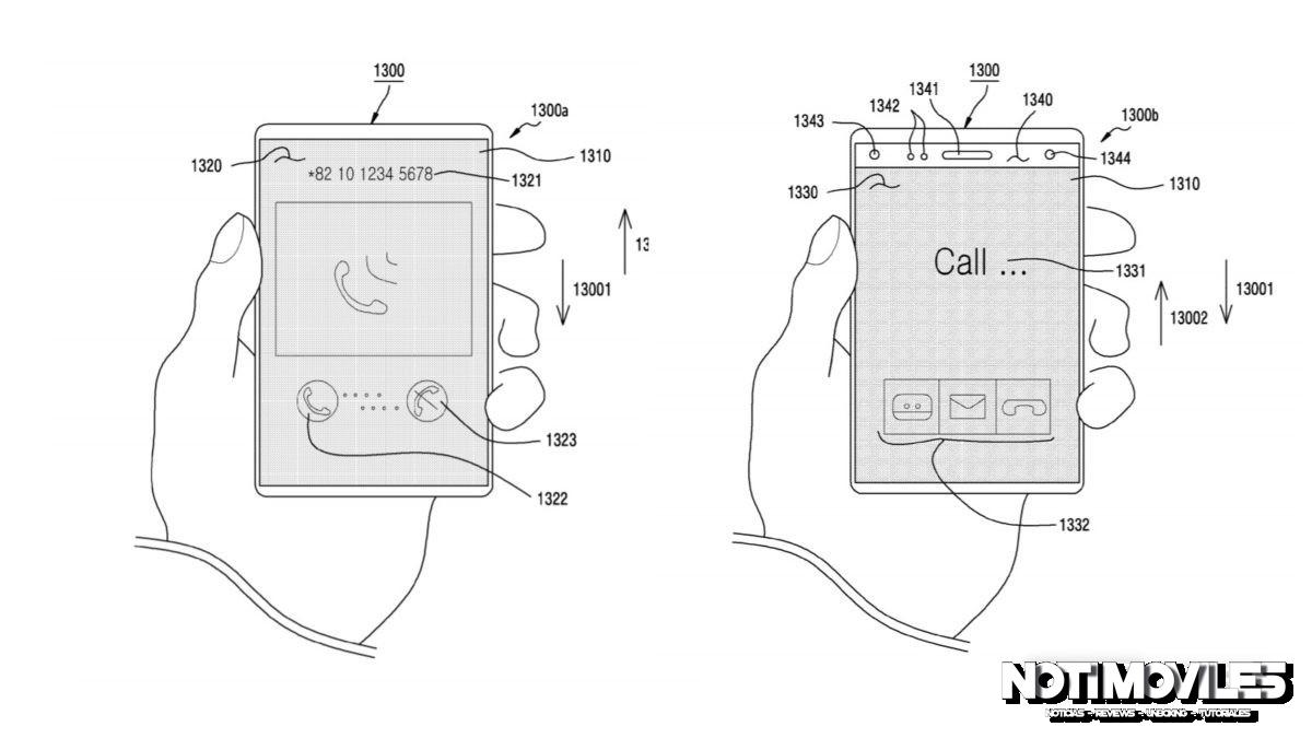 Samsung presenta una patente de pantalla deslizante