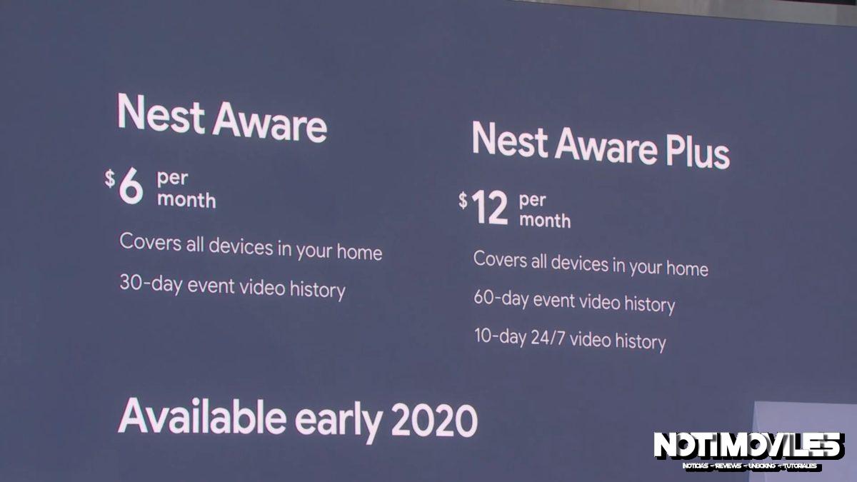 Precios y planes de Google Nest Aware: esto es lo nuevo