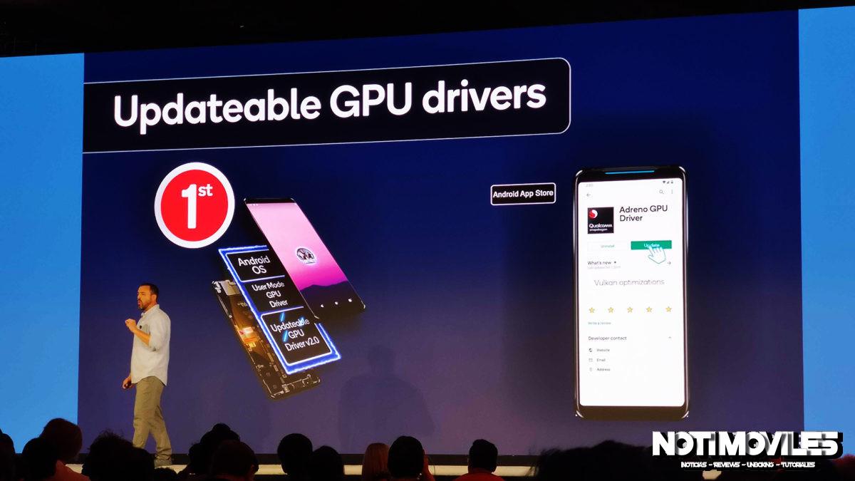 Qualcomm le permitirá descargar actualizaciones de controladores de GPU a través de Play Store