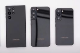 El diseño de la gama Samsung Galaxy S22 revelado en un video de unboxing